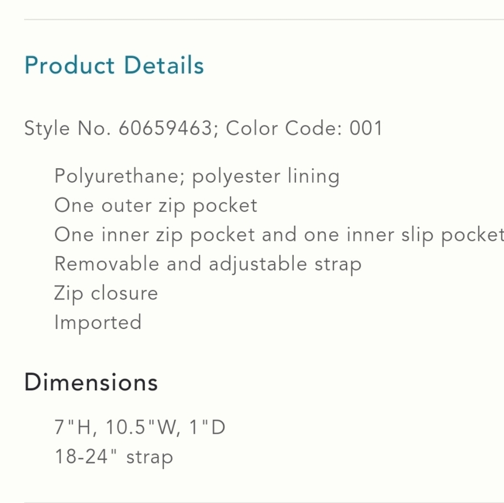 Anthropologie/Shiraleah Blair black crossbody bag - Picture 4 of 7